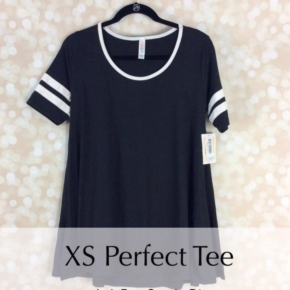 Lularoe Perfect Tee Black Legging material xs